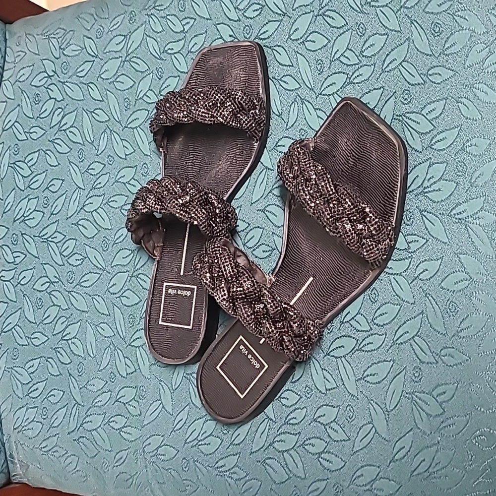 Dolce Vita Braided  Rhinestone Sandals